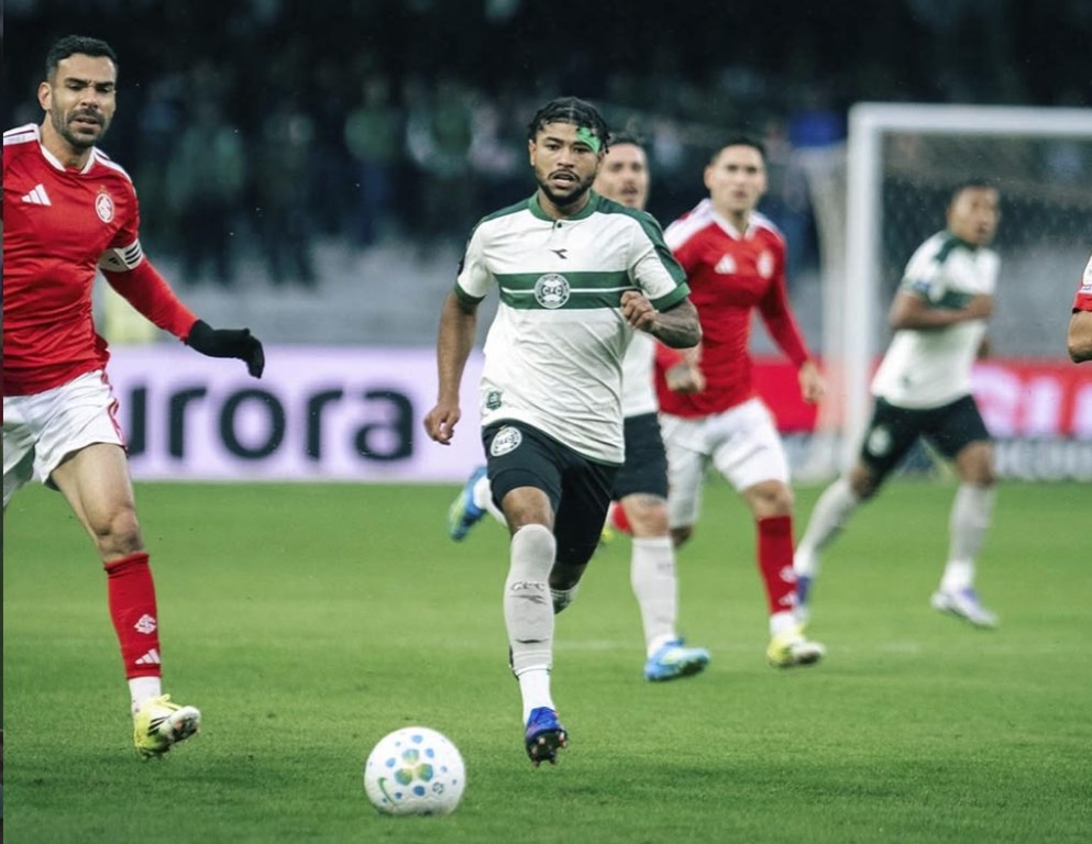 Coritiba e Internacional empatam pela 15ª rodada do Brasileirão