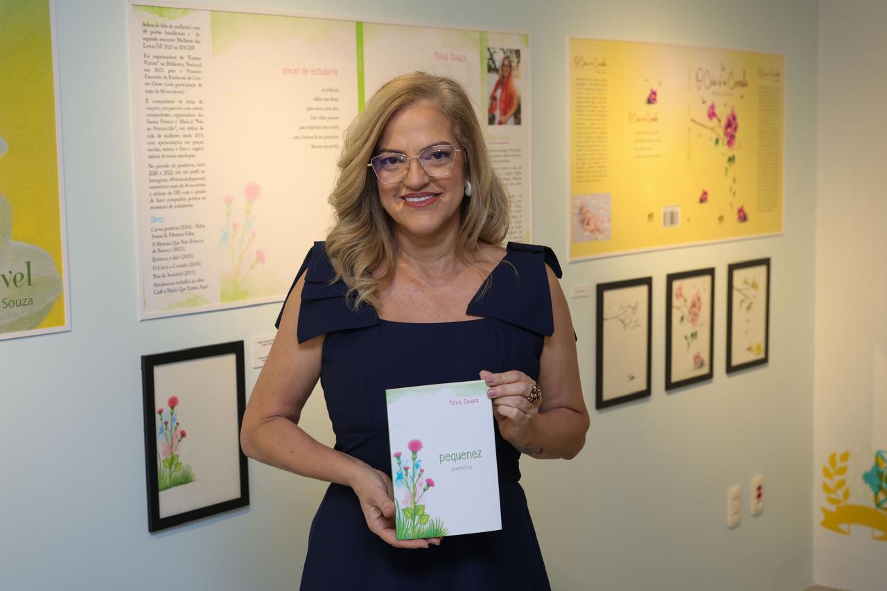 Nilva Souza celebra aniversário de 55 anos com SarauVersário e relançamento literário na Biblioteca Demonstrativa